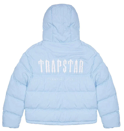 Ice Blue Decoded 2.0 Hooded Puffer Jacket-0